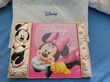 Cornice per foto Minnie legno e argento