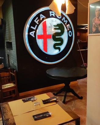 Insegna ALFA ROMEO illuminata