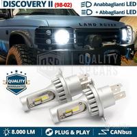 LAMPADINE LED H4 Per Fari DISCOVERY 2 98-02 6500K