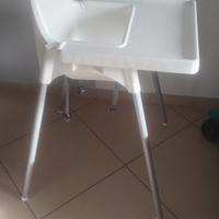 seggiolone per pappa con vassoio