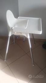 seggiolone per pappa con vassoio
