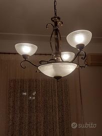 lampadario +lumi x camera da letto