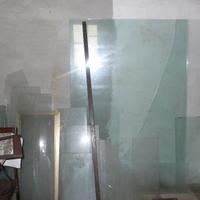 lastre di vetro intere più pezzi vari