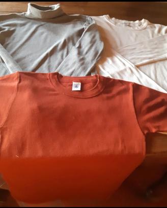 3 magliette Petit Bateau 