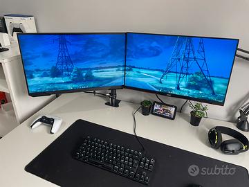 Doppio Monitor Samsung e Aoc 24’