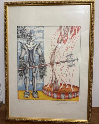 Lamberto Camerini – litografia numerata e firmata