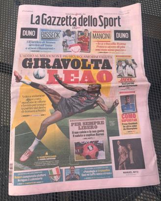 Giornale Calcio il 4 Agosto 2026 Addio Leao Milan