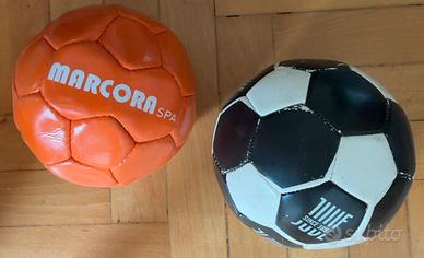 Lotto 2 palloni calcio Juventus e Marcora