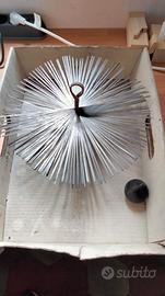 Spazzola per spazzacamino con peso