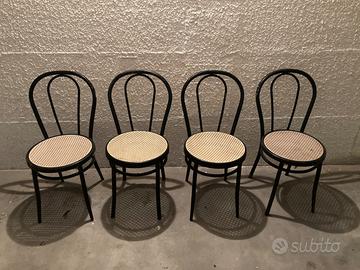 4 sedie tipo Thonet