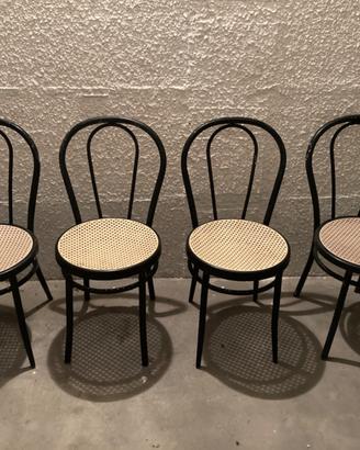 4 sedie tipo Thonet