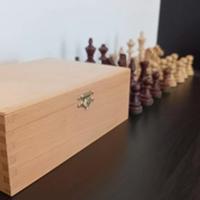Set scacchi in legno con scatola