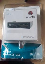 CARD READER INTERNO ATLANTIS 35 IN 1 3,5" USB 2.0