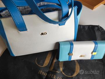 Borsa bauletto a spalla/tracolla + portafogli JLo