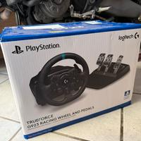 Logitech G923 TrueForce per PS4/PS5/PC, completo.