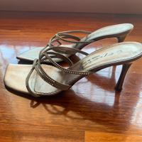 Sandalo gioiello color argento