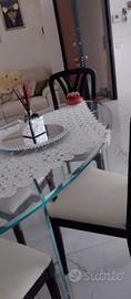 Tavolo in cristallo 