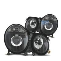 FARI PER MERCEDES CLASSE E W210 99-02 FONDO NERO