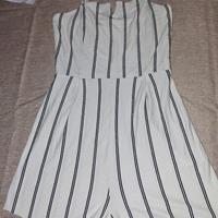 tutina a righe bianca e nera