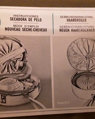 Asciugacapelli vintage anni 50
