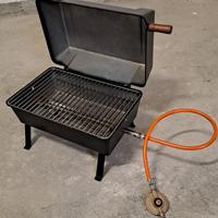 Piccolo Barbecue a gas e pietra lavica