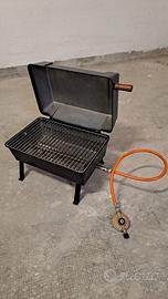 Piccolo Barbecue a gas e pietra lavica
