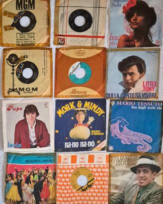 dischi 45 giri in vinile