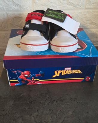 scarpe marvel con motivo in tessuto nuove  n.31