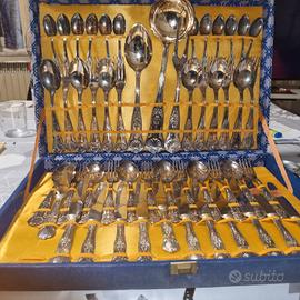 set posate argento 800