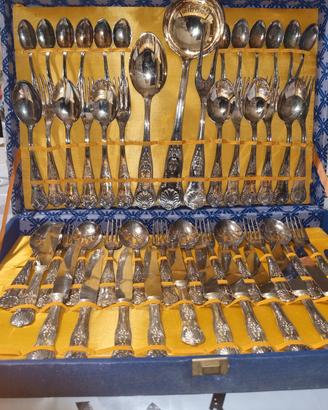 set posate argento 800