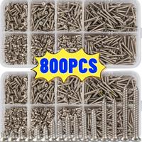 10 confezioni viti autofilettanti da 800 pezzi