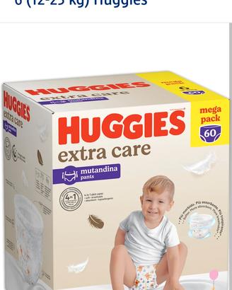 Pannolini huggies 120 pezzi mutandina extra care