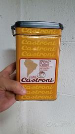 Scatola caffè metallica Caffè Castroni 