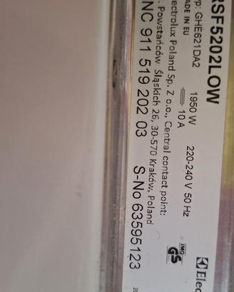 Lavastoviglie elettrolux RSF5202LOW