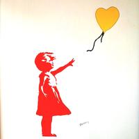Stampa offset numerata a tema Banksy