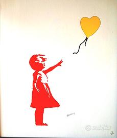 Stampa offset numerata a tema Banksy