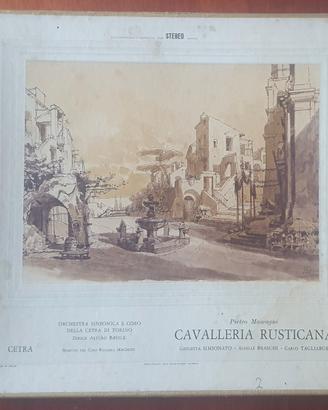 Vinile CETRA LPS Originale Cavalleria Rusticana 