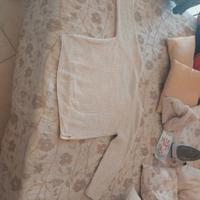 Feldet V-Neck maglione bianco donna