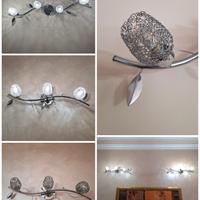 Set 3 lampadari moderni in metallo