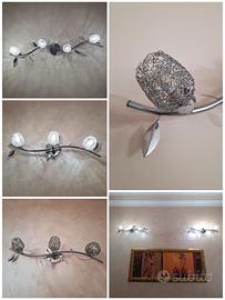 Set 3 lampadari moderni in metallo