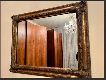 PREGIATAspecchieraROCOCOintagliataDORATAxxSECOLO