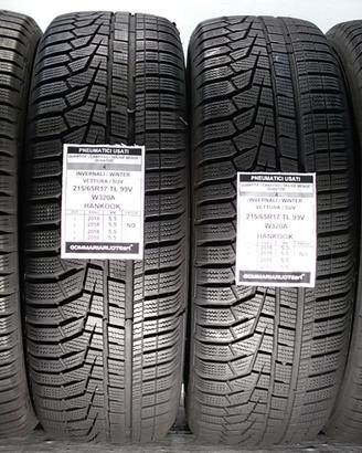 4 PNEUMATICI USATI 215/65R17 99VW320A HANKOOKGOM