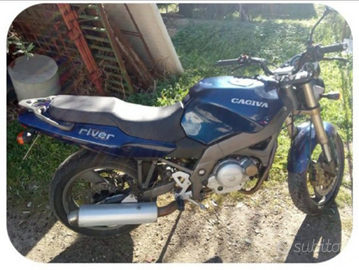 Moto Cagiva river 600 anno2000 km 7800