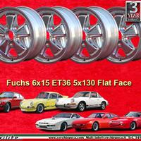 4 pz cerchi Porsche Fuchs 6x15 ET36 5x130