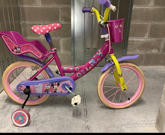 bicicletta disney per bambina diametro 16 