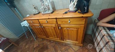 credenza madia rustica 