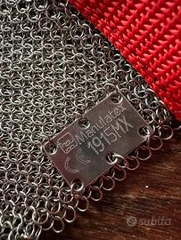 Guanto in maglia di accaio inox