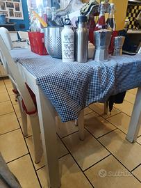 tavolo cucina IKEA bianco rettangolare allungabile