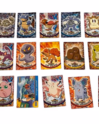 Lotto 20 Carte Pokemon Topps 1999 ITA Serie 1