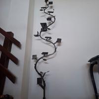 elemento decorativo in ferro battuto fatto a mano 